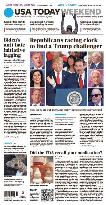 考研英语外刊杂志今日美国USA Today-2023-02-03英语原版外刊日刊