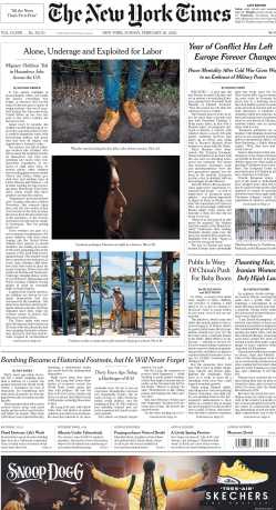 考研英语外刊杂志纽约时报NYT-2023-02-26英语原版外刊日刊