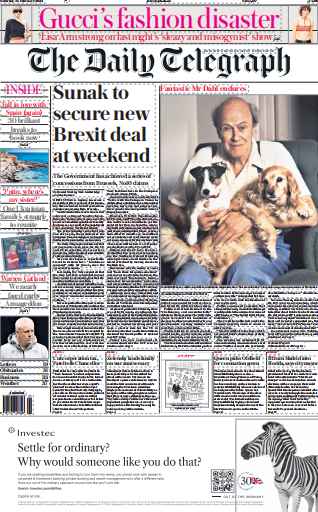 考研英语外刊杂志每日电讯报The Daily Telegraph-2023-02-25英语原版外刊日刊