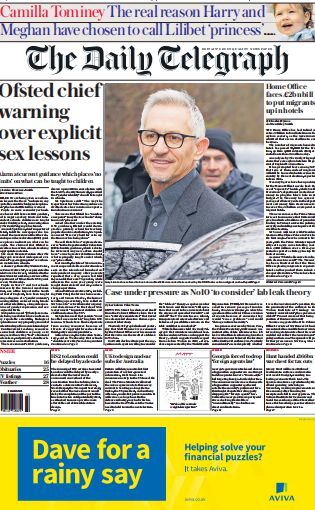 考研英语外刊杂志每日电讯报The Daily Telegraph-2023-03-10英语原版外刊日刊