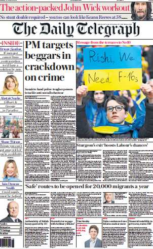 考研英语外刊杂志每日电讯报The Daily Telegraph-2023-03-27英语原版外刊日刊