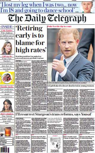 考研英语外刊杂志每日电讯报The Daily Telegraph-2023-03-28英语原版外刊日刊