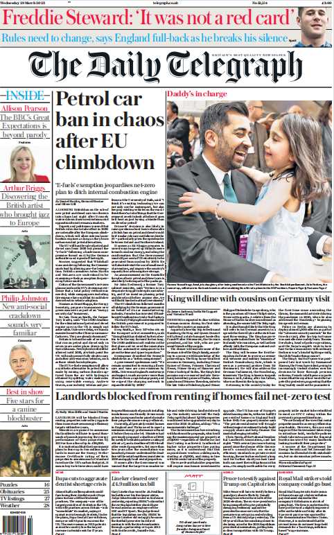 考研英语外刊杂志每日电讯报The Daily Telegraph-2023-03-29英语原版外刊日刊