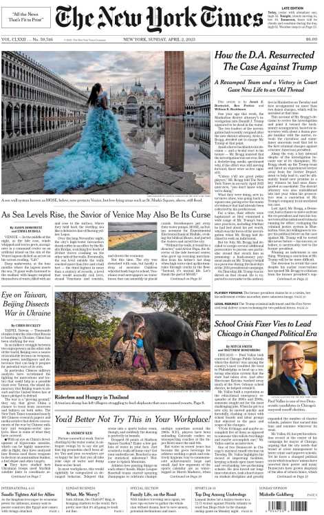 考研英语外刊杂志纽约时报NYT-2023-04-02英语原版外刊日刊