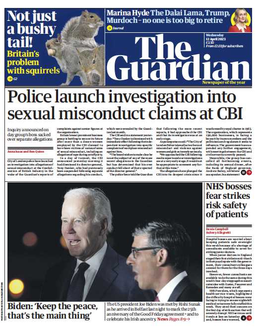 考研英语外刊杂志每日电讯报The Daily Telegraph-2023-04-12英语原版外刊日刊