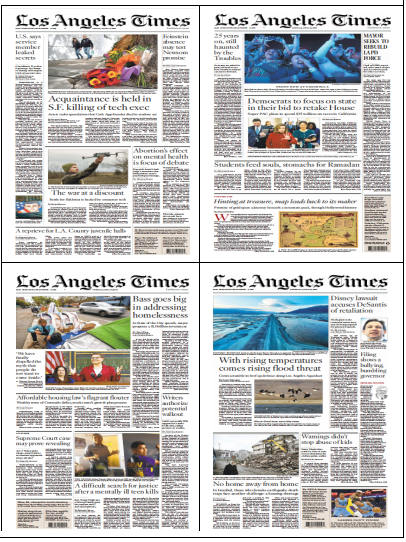 考研英语外刊杂志洛杉矶时报Los Angeles Times-2023-4月14-27日合集