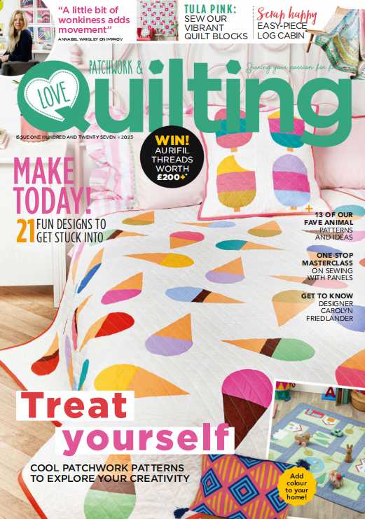 小众英语杂志拼布杂志Quilting-Issue 127-August 2023（PDF版）