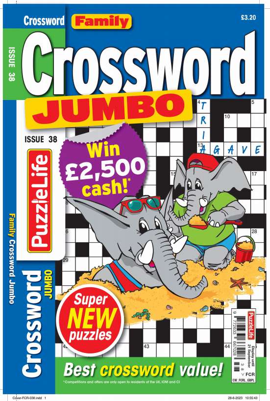 小众英语杂志Family Crossword Jumbo-August 2023（PDF版）