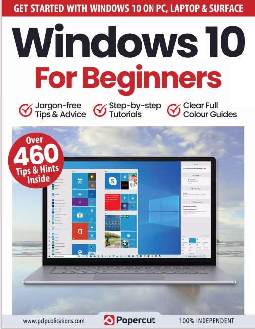 英语外刊社小众英语杂志Windows 10 For Beginners Ed16-2024（PDF版）