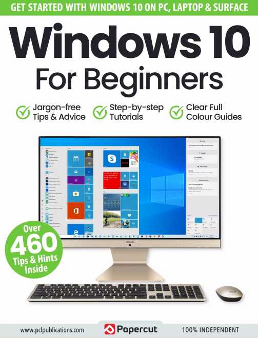 小众英语杂志Windows 10 For Beginners Ed17-2024（PDF版）