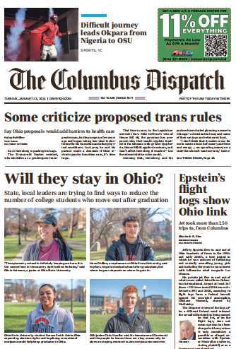 免费英语杂志哥伦布简讯报The Columbus Dispatch-2024-1-23（PDF版）