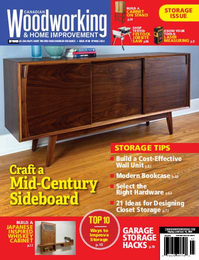 小众杂志Canadian Woodworking Home Improvement-Issue-148-Spring-2024（PDF版）