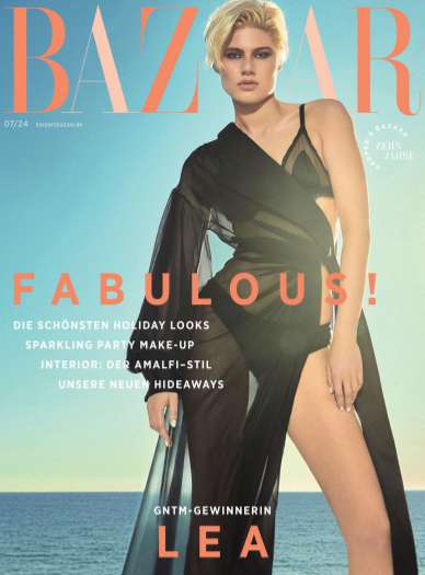 考研英语外刊杂志Harper's Bazaar-德版-2024-7哈泼斯杂志月刊