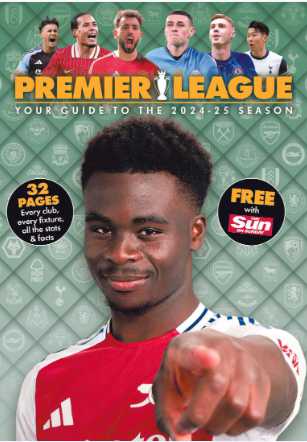 小众杂志The Sun UK_Premier League Guide Supplement 2024（PDF版）